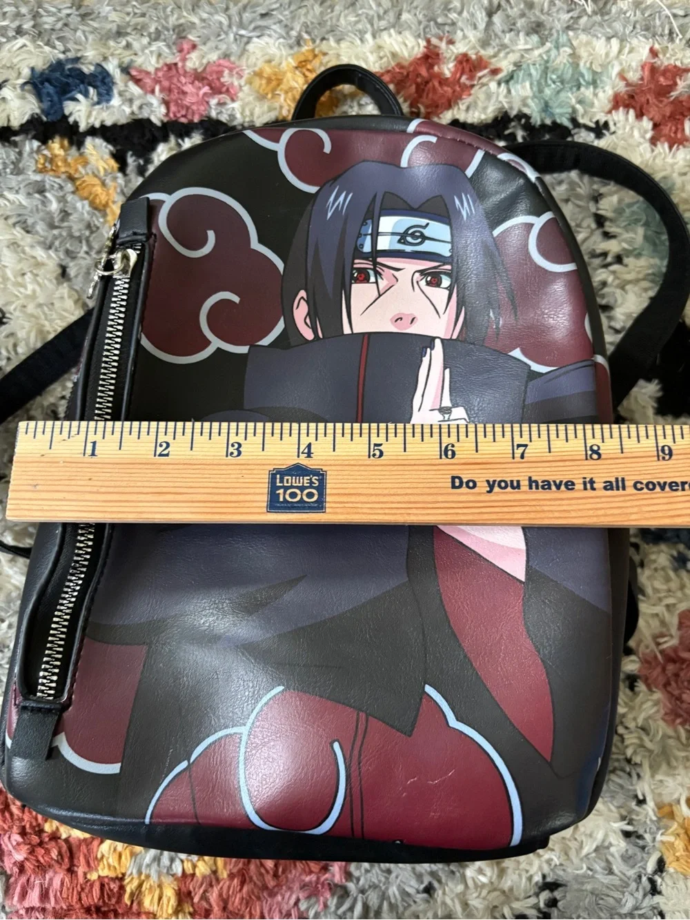 Naruto shippuden itachi akatsuki mini backpack